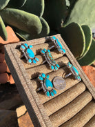 The Kenova Adjustable Turquoise Rings-Rings-Calli Co., Turquoise and Silver Jewelry, Native American Handmade, Zuni Tribe, Navajo Tribe, Brock Texas