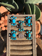 The Kenova Adjustable Turquoise Rings-Rings-Calli Co., Turquoise and Silver Jewelry, Native American Handmade, Zuni Tribe, Navajo Tribe, Brock Texas