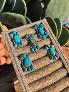 The Kenova Adjustable Turquoise Rings-Rings-Calli Co., Turquoise and Silver Jewelry, Native American Handmade, Zuni Tribe, Navajo Tribe, Brock Texas