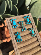 The Kenova Adjustable Turquoise Rings-Rings-Calli Co., Turquoise and Silver Jewelry, Native American Handmade, Zuni Tribe, Navajo Tribe, Brock Texas