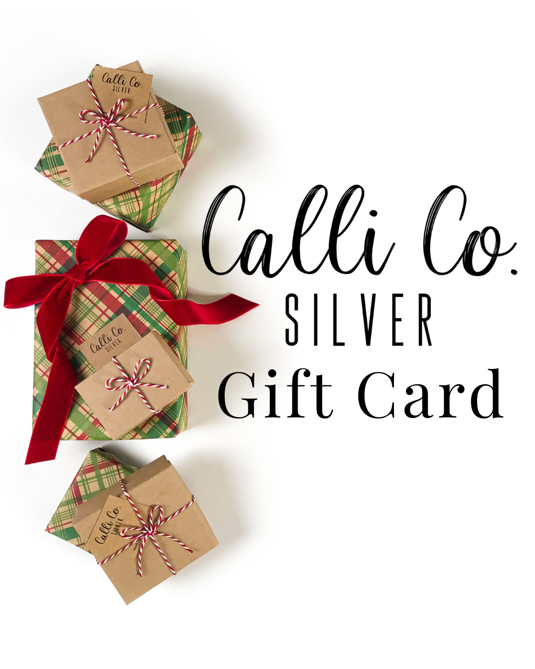 Gift Card-Gift Card-Calli Co., Turquoise and Silver Jewelry, Native American Handmade, Zuni Tribe, Navajo Tribe, Brock Texas