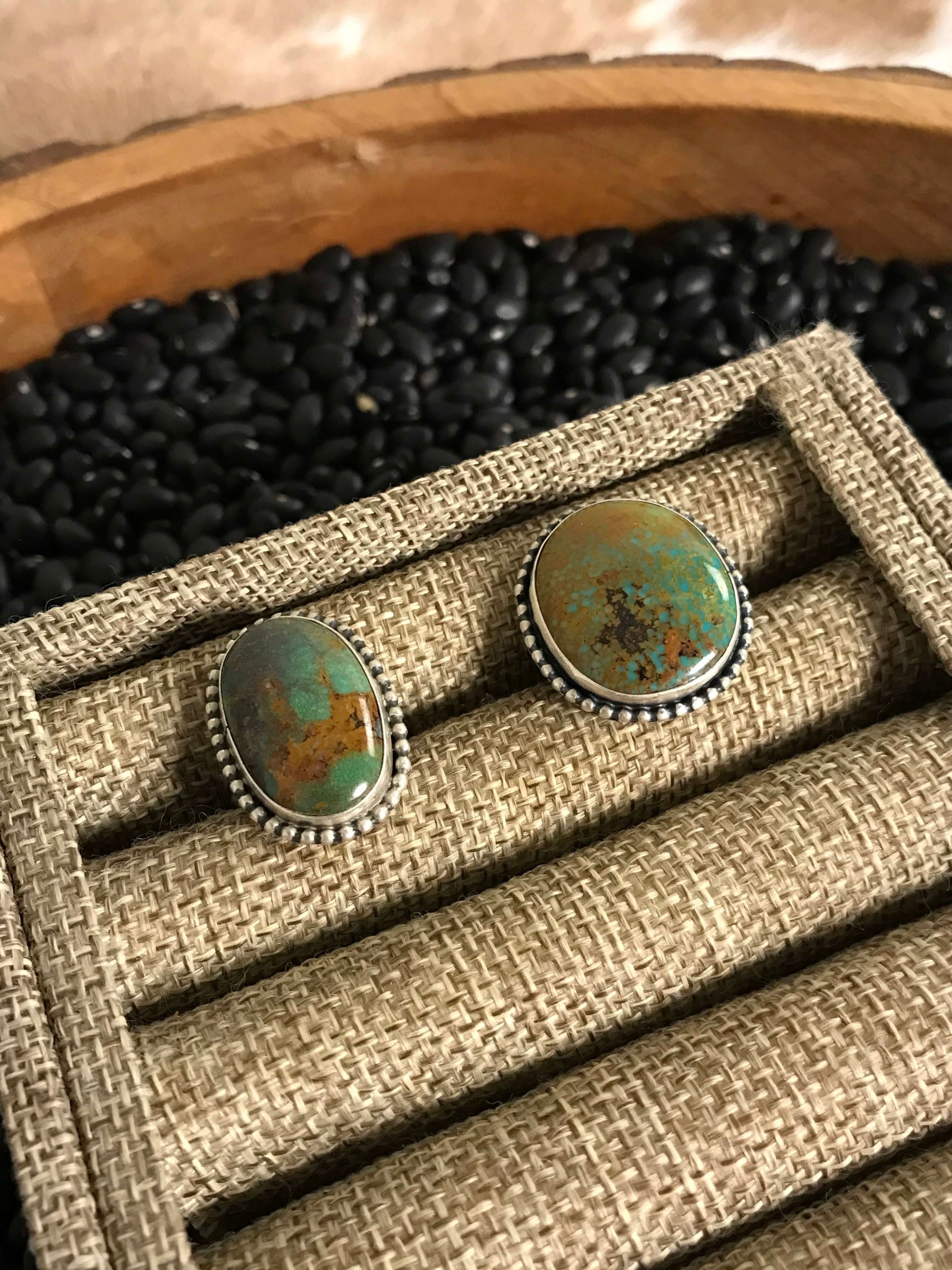 The Bairoil Rings-Rings-Calli Co., Turquoise and Silver Jewelry, Native American Handmade, Zuni Tribe, Navajo Tribe, Brock Texas