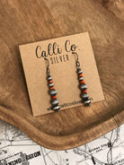 The Broward Earrings-Earrings-Calli Co., Turquoise and Silver Jewelry, Native American Handmade, Zuni Tribe, Navajo Tribe, Brock Texas