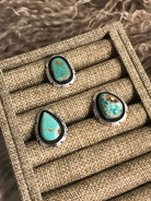 The Eldridge Rings-Rings-Calli Co., Turquoise and Silver Jewelry, Native American Handmade, Zuni Tribe, Navajo Tribe, Brock Texas
