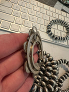 The Miles Naja Pendant-Pendants-Calli Co., Turquoise and Silver Jewelry, Native American Handmade, Zuni Tribe, Navajo Tribe, Brock Texas