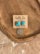 The Turquoise Studs, 78-Earrings-Calli Co., Turquoise and Silver Jewelry, Native American Handmade, Zuni Tribe, Navajo Tribe, Brock Texas