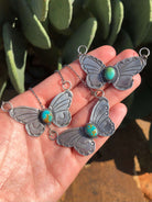 The Butterfly Necklace-Necklaces-Calli Co., Turquoise and Silver Jewelry, Native American Handmade, Zuni Tribe, Navajo Tribe, Brock Texas