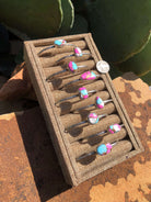 The Norvelle Cuffs-Bracelets & Cuffs-Calli Co., Turquoise and Silver Jewelry, Native American Handmade, Zuni Tribe, Navajo Tribe, Brock Texas