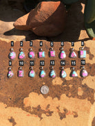 The Alston Cotton Candy Pendants-Pendants-Calli Co., Turquoise and Silver Jewelry, Native American Handmade, Zuni Tribe, Navajo Tribe, Brock Texas