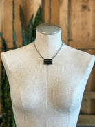 The Vista Black Jack Necklace, 6-Necklaces-Calli Co., Turquoise and Silver Jewelry, Native American Handmade, Zuni Tribe, Navajo Tribe, Brock Texas