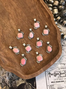 The Westleigh Pink Conch Pendants-Pendants-Calli Co., Turquoise and Silver Jewelry, Native American Handmade, Zuni Tribe, Navajo Tribe, Brock Texas