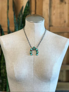 The Naja Necklace, 9-Necklaces-Calli Co., Turquoise and Silver Jewelry, Native American Handmade, Zuni Tribe, Navajo Tribe, Brock Texas