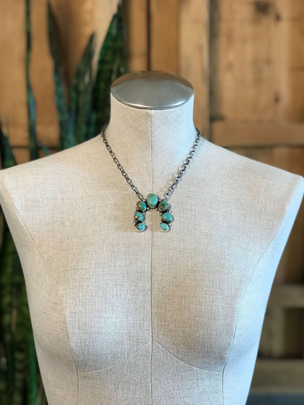 The Naja Necklace, 11-Necklaces-Calli Co., Turquoise and Silver Jewelry, Native American Handmade, Zuni Tribe, Navajo Tribe, Brock Texas