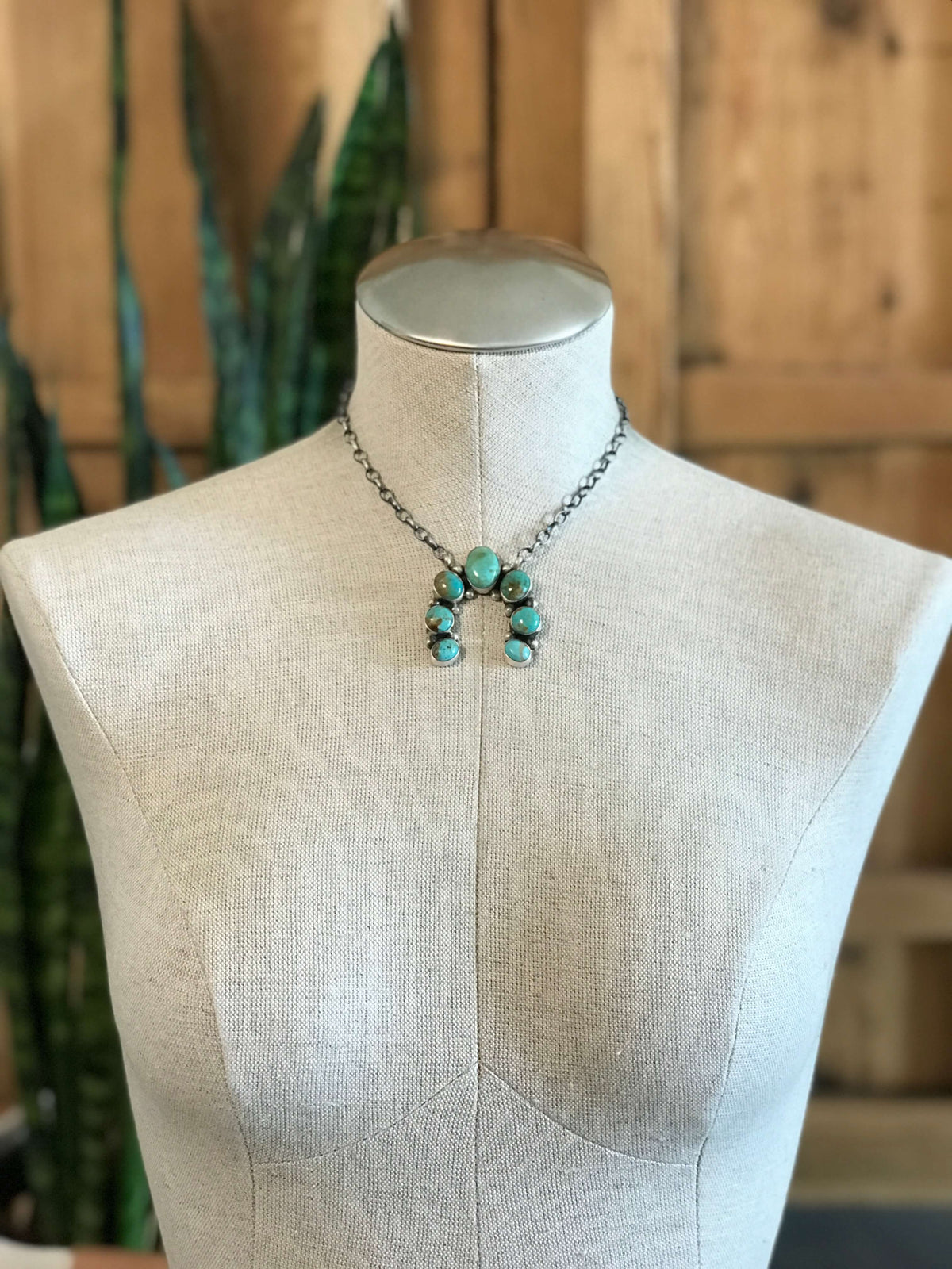 The Naja Necklace, 11-Necklaces-Calli Co., Turquoise and Silver Jewelry, Native American Handmade, Zuni Tribe, Navajo Tribe, Brock Texas