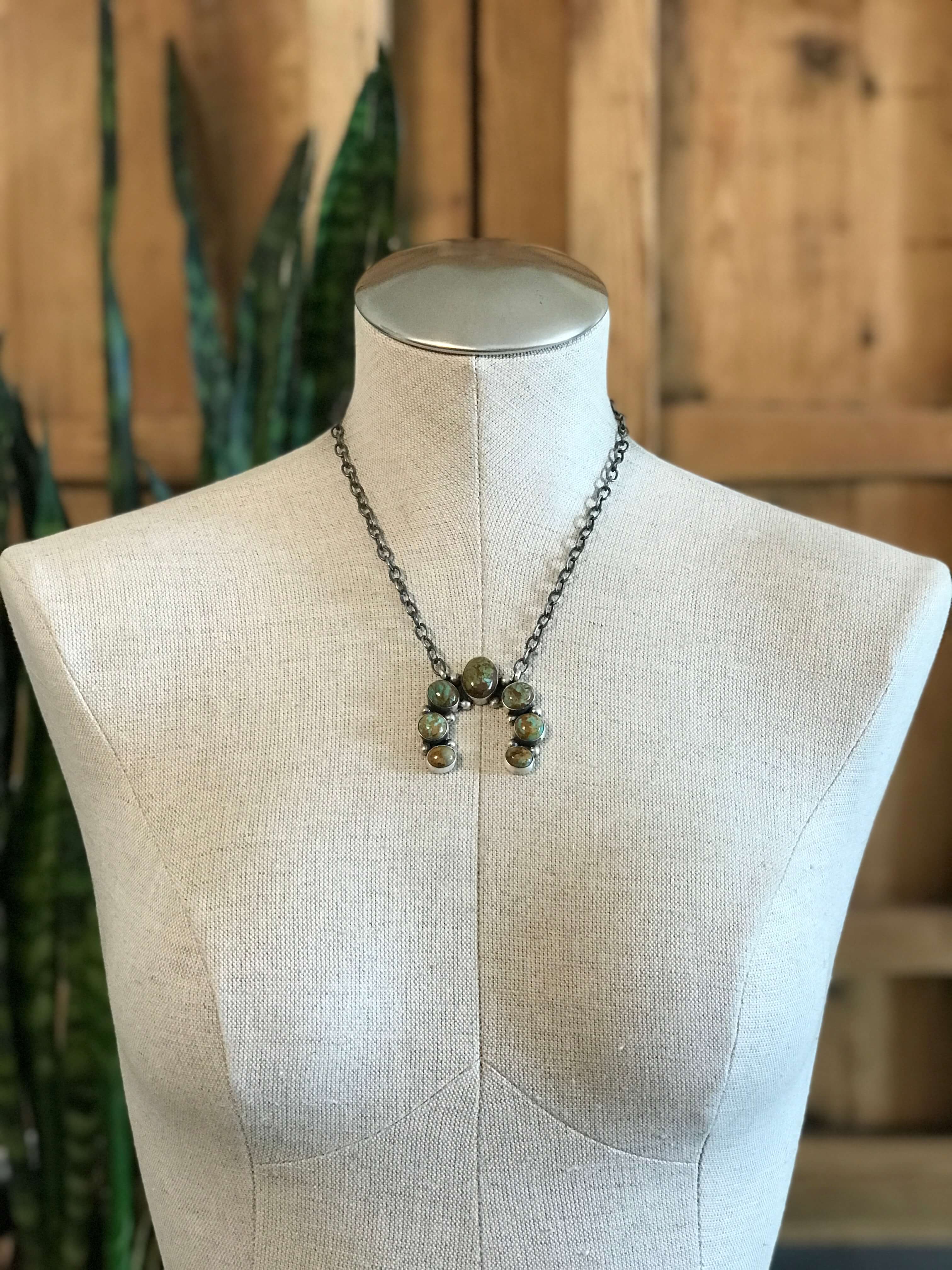 The Naja Necklace, 12-Necklaces-Calli Co., Turquoise and Silver Jewelry, Native American Handmade, Zuni Tribe, Navajo Tribe, Brock Texas