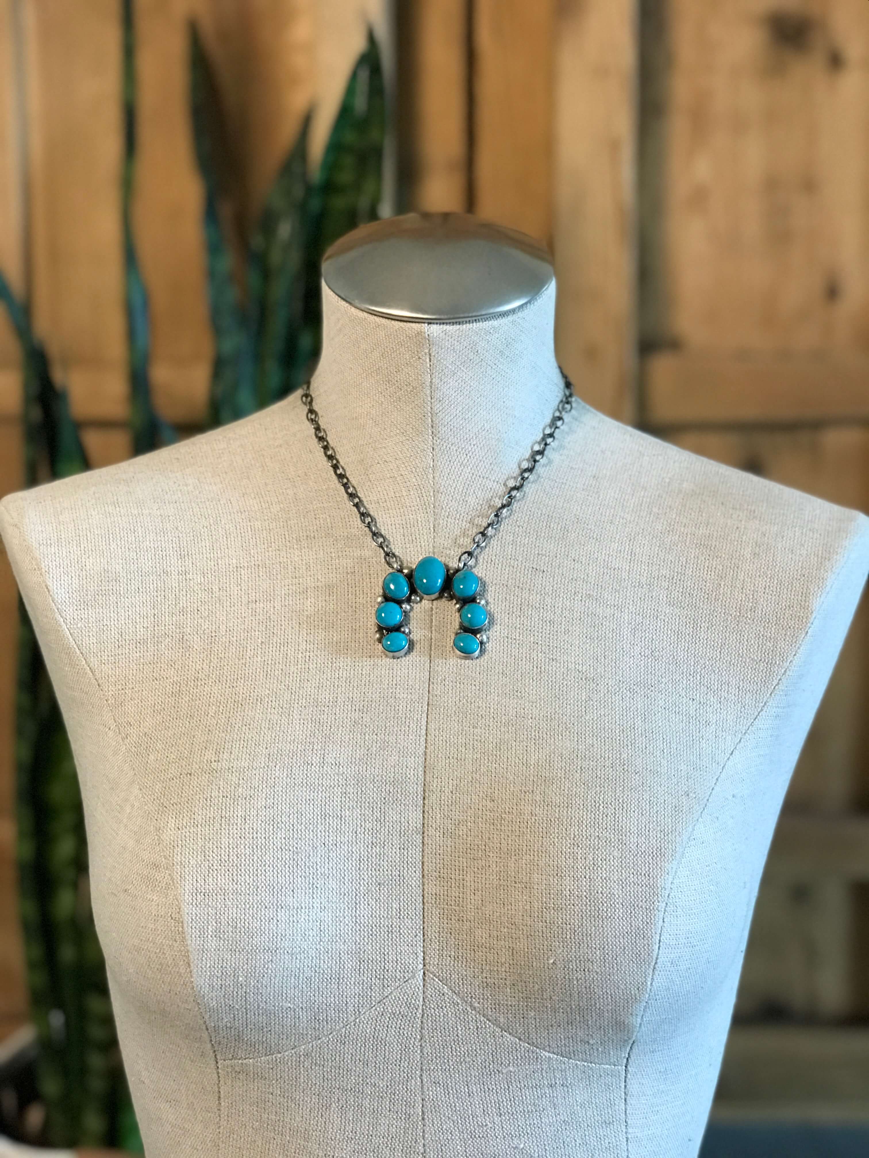The Naja Necklace, 19-Necklaces-Calli Co., Turquoise and Silver Jewelry, Native American Handmade, Zuni Tribe, Navajo Tribe, Brock Texas