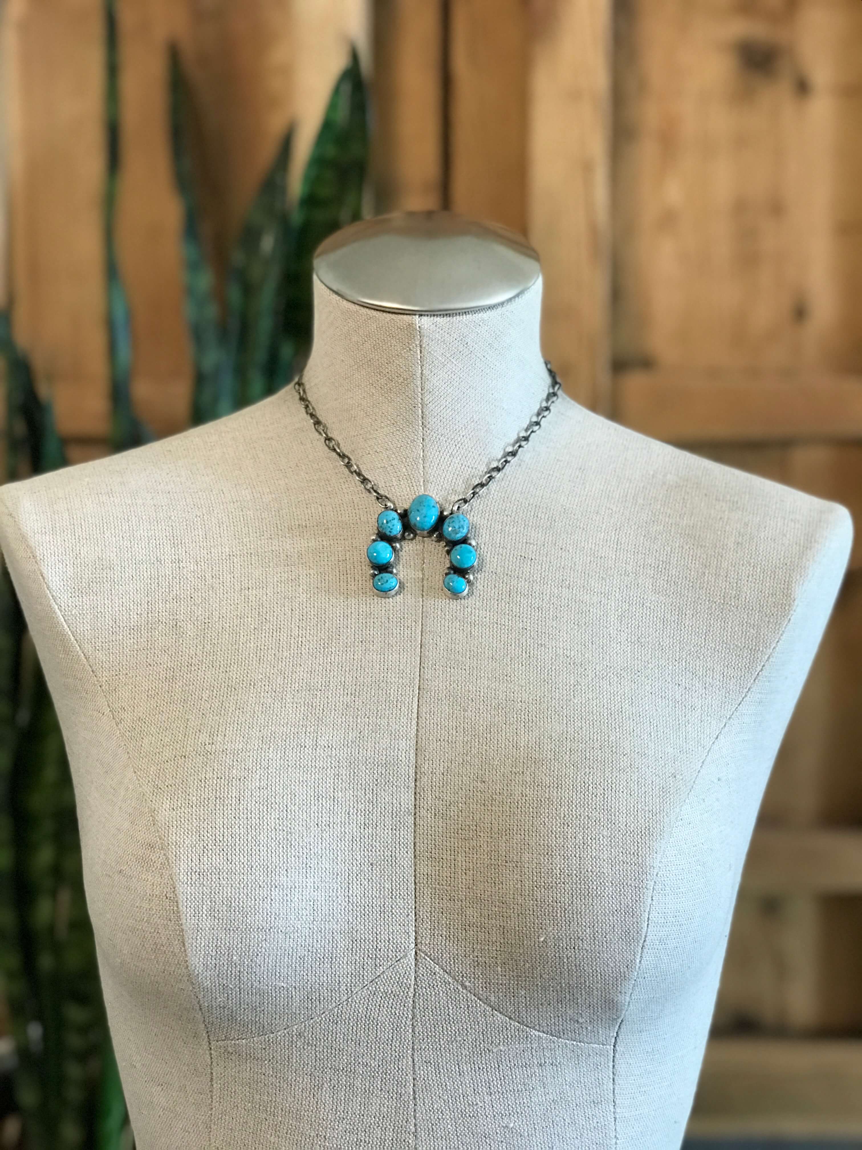 The Naja Necklace, 21-Necklaces-Calli Co., Turquoise and Silver Jewelry, Native American Handmade, Zuni Tribe, Navajo Tribe, Brock Texas