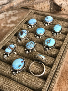 The Mya Adjustable Rings-Rings-Calli Co., Turquoise and Silver Jewelry, Native American Handmade, Zuni Tribe, Navajo Tribe, Brock Texas