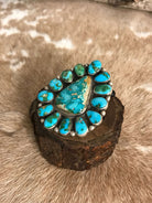 The Pondosa Adjustable Ring-Rings-Calli Co., Turquoise and Silver Jewelry, Native American Handmade, Zuni Tribe, Navajo Tribe, Brock Texas