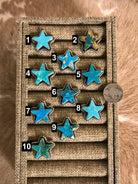 The Star Adjustable Turquoise Rings-Rings-Calli Co., Turquoise and Silver Jewelry, Native American Handmade, Zuni Tribe, Navajo Tribe, Brock Texas
