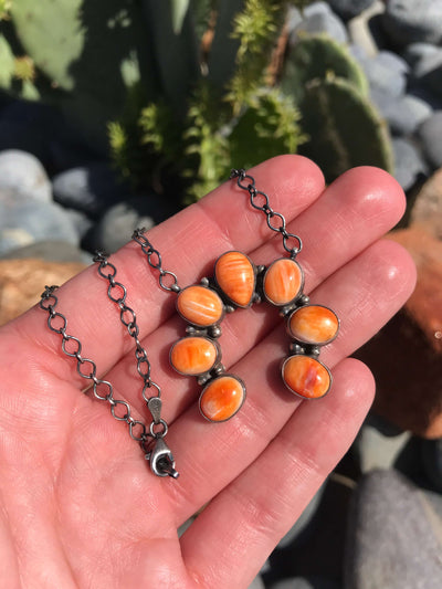 The Naja Necklace, 26-Necklaces-Calli Co., Turquoise and Silver Jewelry, Native American Handmade, Zuni Tribe, Navajo Tribe, Brock Texas