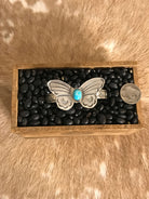 The Turquoise Butterfly Cuff, 4-Bracelets & Cuffs-Calli Co., Turquoise and Silver Jewelry, Native American Handmade, Zuni Tribe, Navajo Tribe, Brock Texas