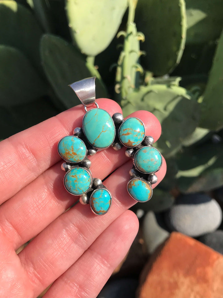 The Naja Pendant, 7-Pendants-Calli Co., Turquoise and Silver Jewelry, Native American Handmade, Zuni Tribe, Navajo Tribe, Brock Texas