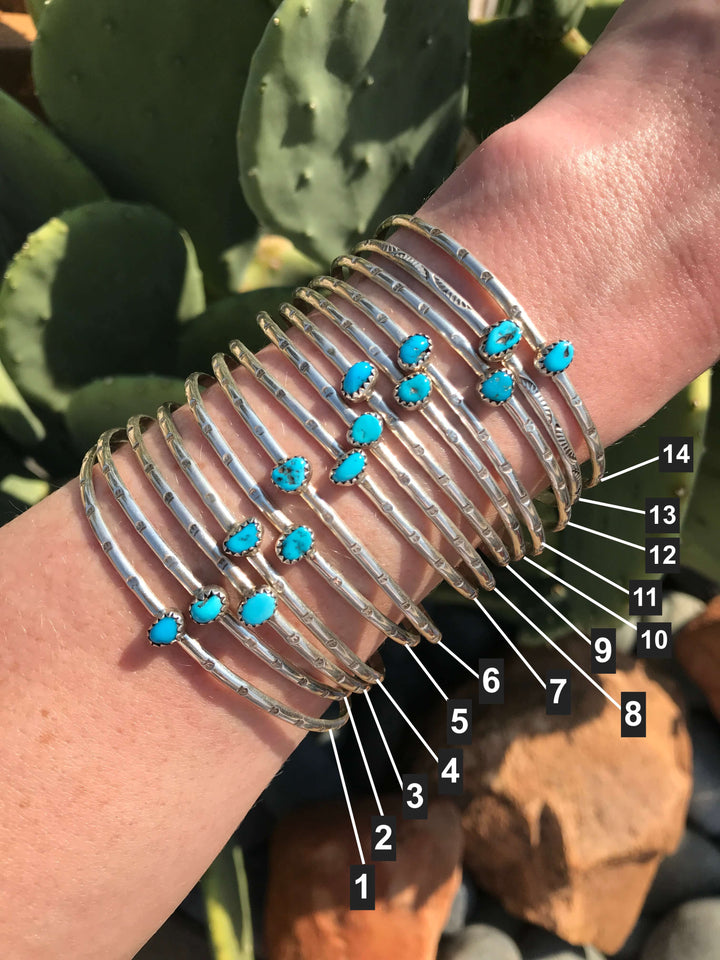 The Kit Cuffs-Bracelets & Cuffs-Calli Co., Turquoise and Silver Jewelry, Native American Handmade, Zuni Tribe, Navajo Tribe, Brock Texas