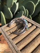 The Eden Cuff-Bracelets & Cuffs-Calli Co., Turquoise and Silver Jewelry, Native American Handmade, Zuni Tribe, Navajo Tribe, Brock Texas
