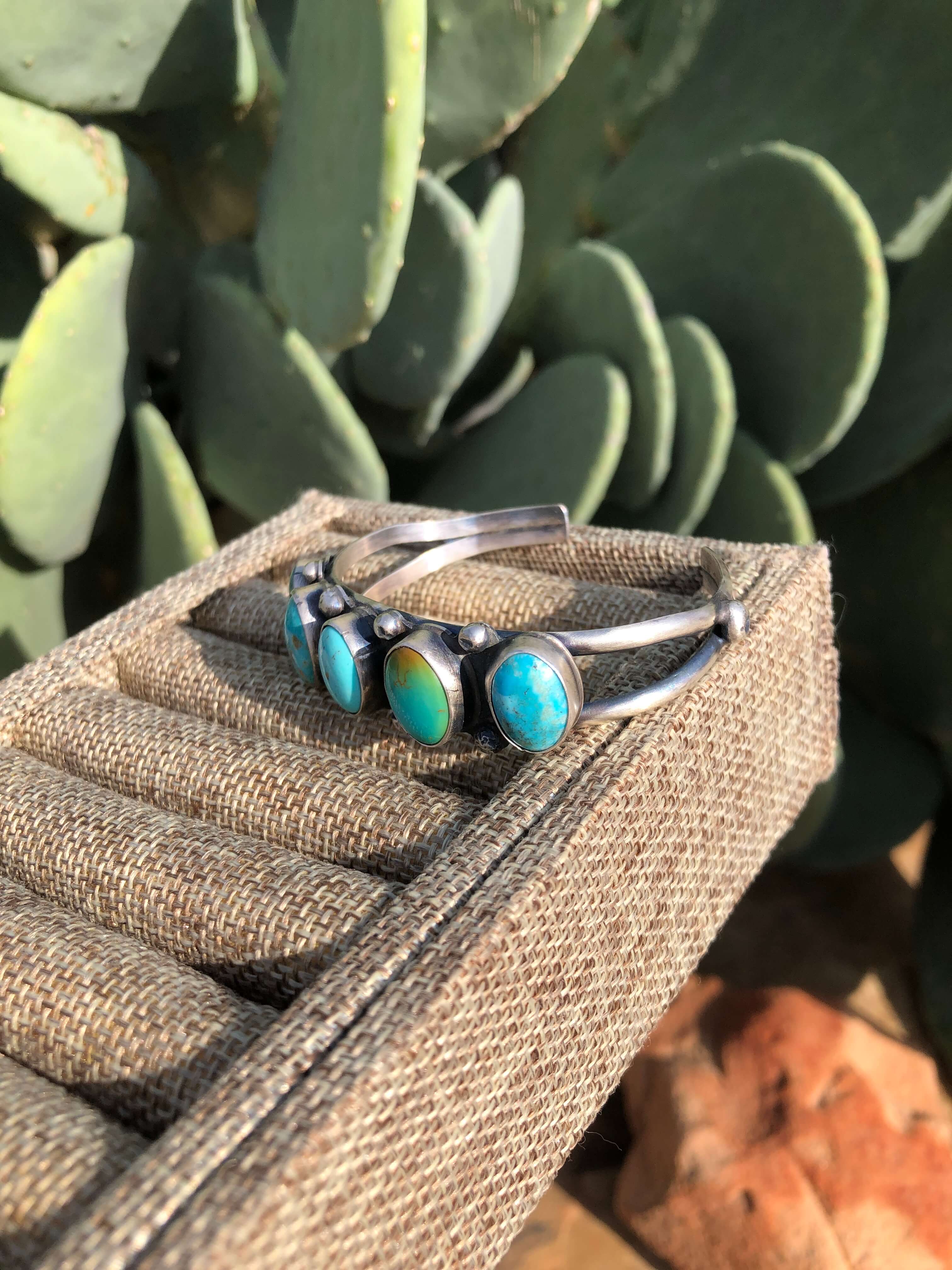 The Senate Cuff-Bracelets & Cuffs-Calli Co., Turquoise and Silver Jewelry, Native American Handmade, Zuni Tribe, Navajo Tribe, Brock Texas