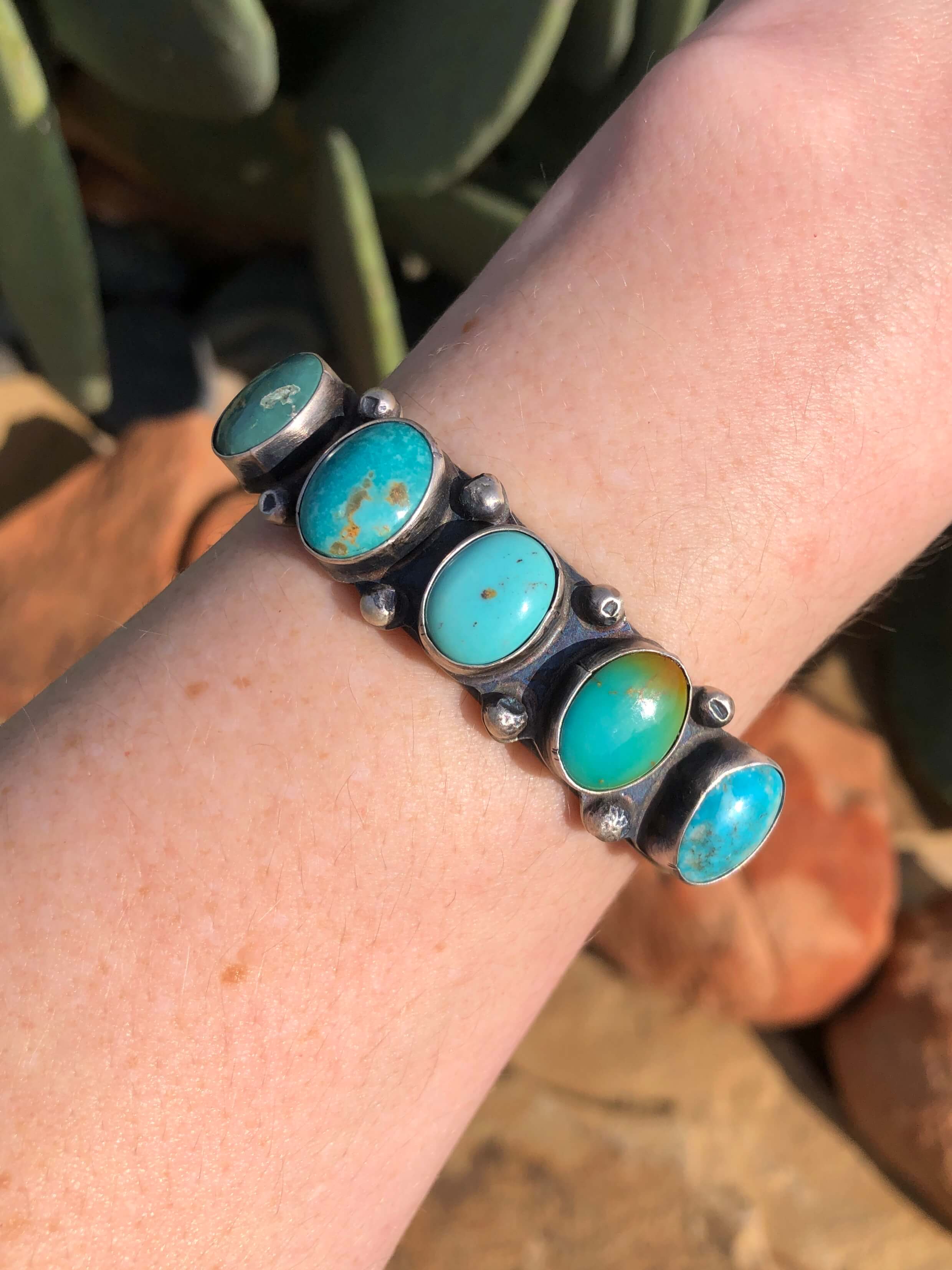 The Senate Cuff-Bracelets & Cuffs-Calli Co., Turquoise and Silver Jewelry, Native American Handmade, Zuni Tribe, Navajo Tribe, Brock Texas