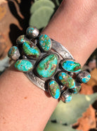 The Ballantrae Cuff-Bracelets & Cuffs-Calli Co., Turquoise and Silver Jewelry, Native American Handmade, Zuni Tribe, Navajo Tribe, Brock Texas