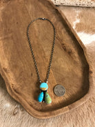 The Tempe Necklace, 16-Necklaces-Calli Co., Turquoise and Silver Jewelry, Native American Handmade, Zuni Tribe, Navajo Tribe, Brock Texas