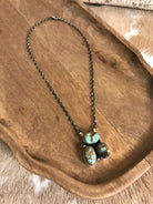 The Tempe Necklace, 19-Necklaces-Calli Co., Turquoise and Silver Jewelry, Native American Handmade, Zuni Tribe, Navajo Tribe, Brock Texas