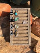 The Brazos Rings-Rings-Calli Co., Turquoise and Silver Jewelry, Native American Handmade, Zuni Tribe, Navajo Tribe, Brock Texas