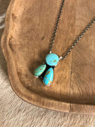 The Tempe Necklace, 20-Necklaces-Calli Co., Turquoise and Silver Jewelry, Native American Handmade, Zuni Tribe, Navajo Tribe, Brock Texas