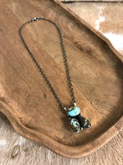 The Tempe Necklace, 21-Necklaces-Calli Co., Turquoise and Silver Jewelry, Native American Handmade, Zuni Tribe, Navajo Tribe, Brock Texas