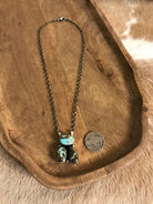 The Tempe Necklace, 21-Necklaces-Calli Co., Turquoise and Silver Jewelry, Native American Handmade, Zuni Tribe, Navajo Tribe, Brock Texas