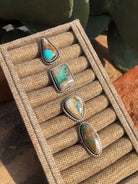 The Brazos Rings-Rings-Calli Co., Turquoise and Silver Jewelry, Native American Handmade, Zuni Tribe, Navajo Tribe, Brock Texas