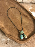 The Tempe Necklace, 22-Necklaces-Calli Co., Turquoise and Silver Jewelry, Native American Handmade, Zuni Tribe, Navajo Tribe, Brock Texas