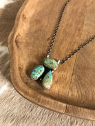 The Tempe Necklace, 22-Necklaces-Calli Co., Turquoise and Silver Jewelry, Native American Handmade, Zuni Tribe, Navajo Tribe, Brock Texas