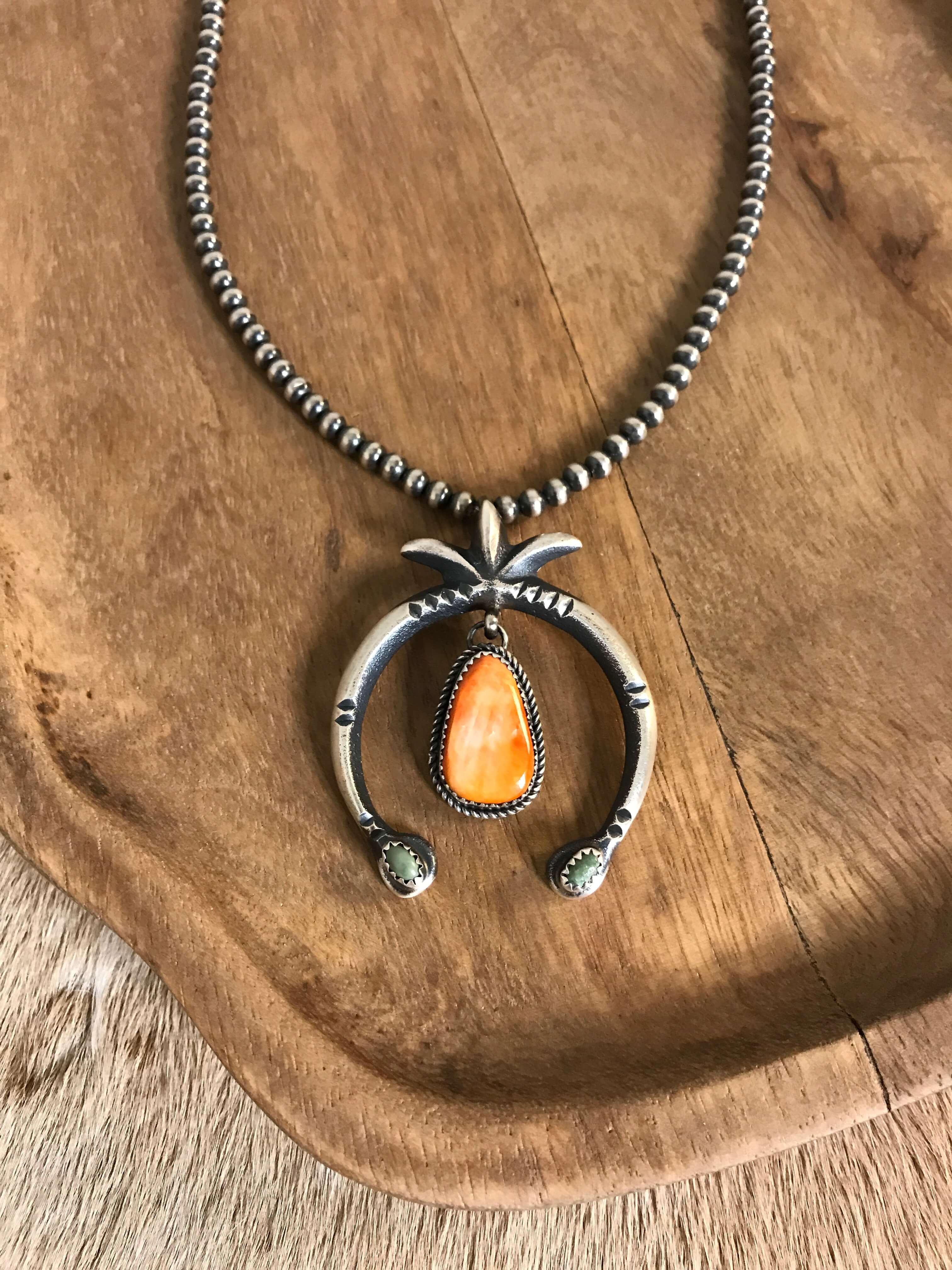 The Naja Pendant, 21-Pendants-Calli Co., Turquoise and Silver Jewelry, Native American Handmade, Zuni Tribe, Navajo Tribe, Brock Texas