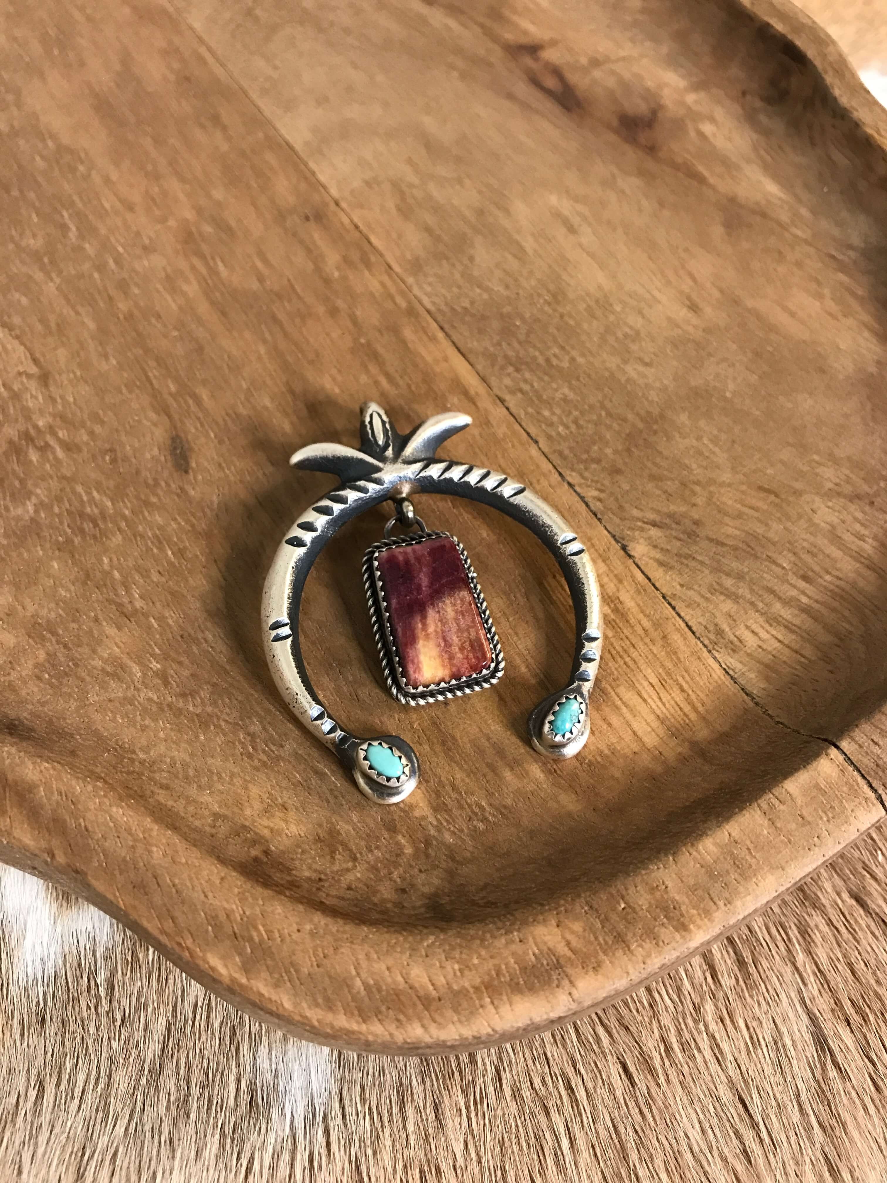 The Naja Pendant, 13-Pendants-Calli Co., Turquoise and Silver Jewelry, Native American Handmade, Zuni Tribe, Navajo Tribe, Brock Texas
