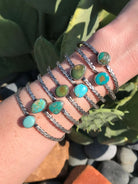 The Bellamy Cuffs-Bracelets & Cuffs-Calli Co., Turquoise and Silver Jewelry, Native American Handmade, Zuni Tribe, Navajo Tribe, Brock Texas