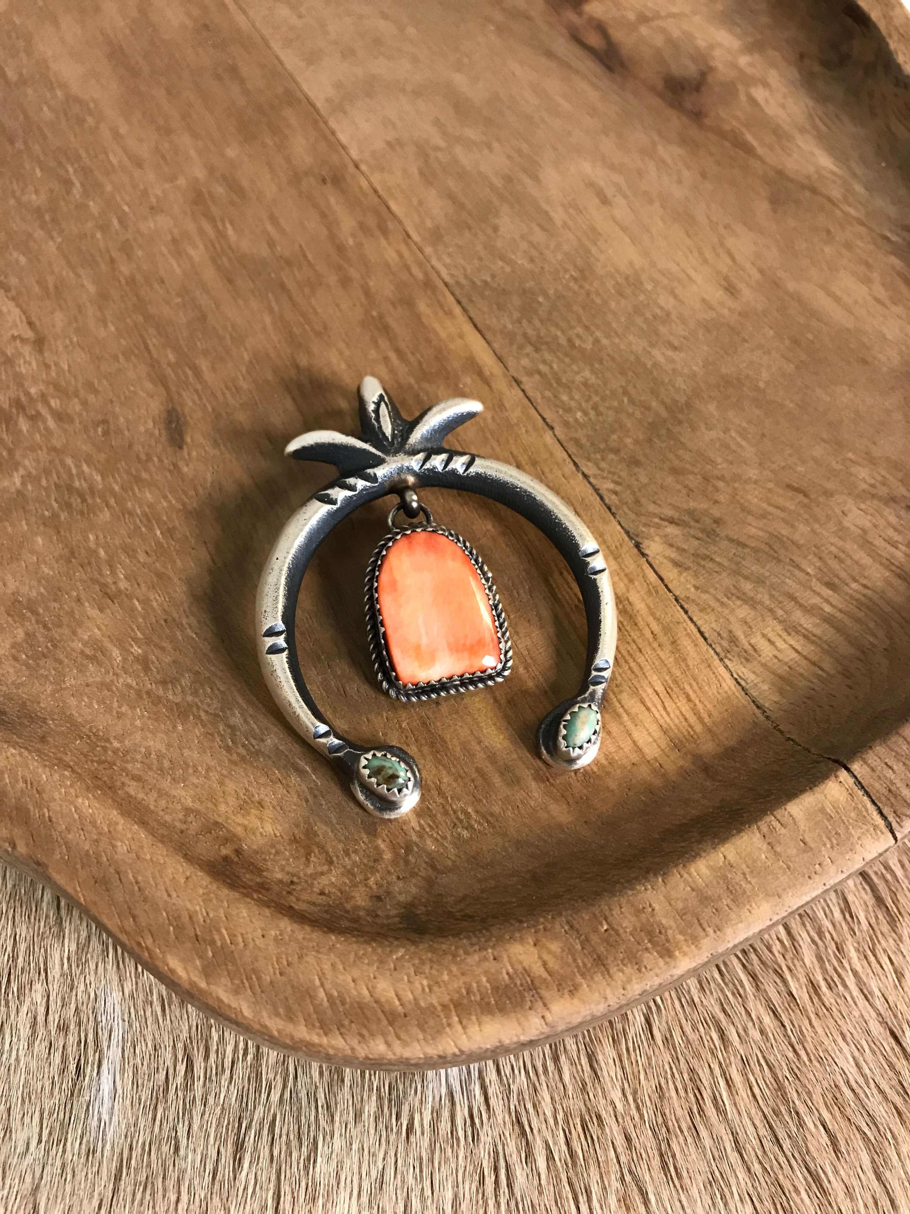 The Naja Pendant, 25-Pendants-Calli Co., Turquoise and Silver Jewelry, Native American Handmade, Zuni Tribe, Navajo Tribe, Brock Texas