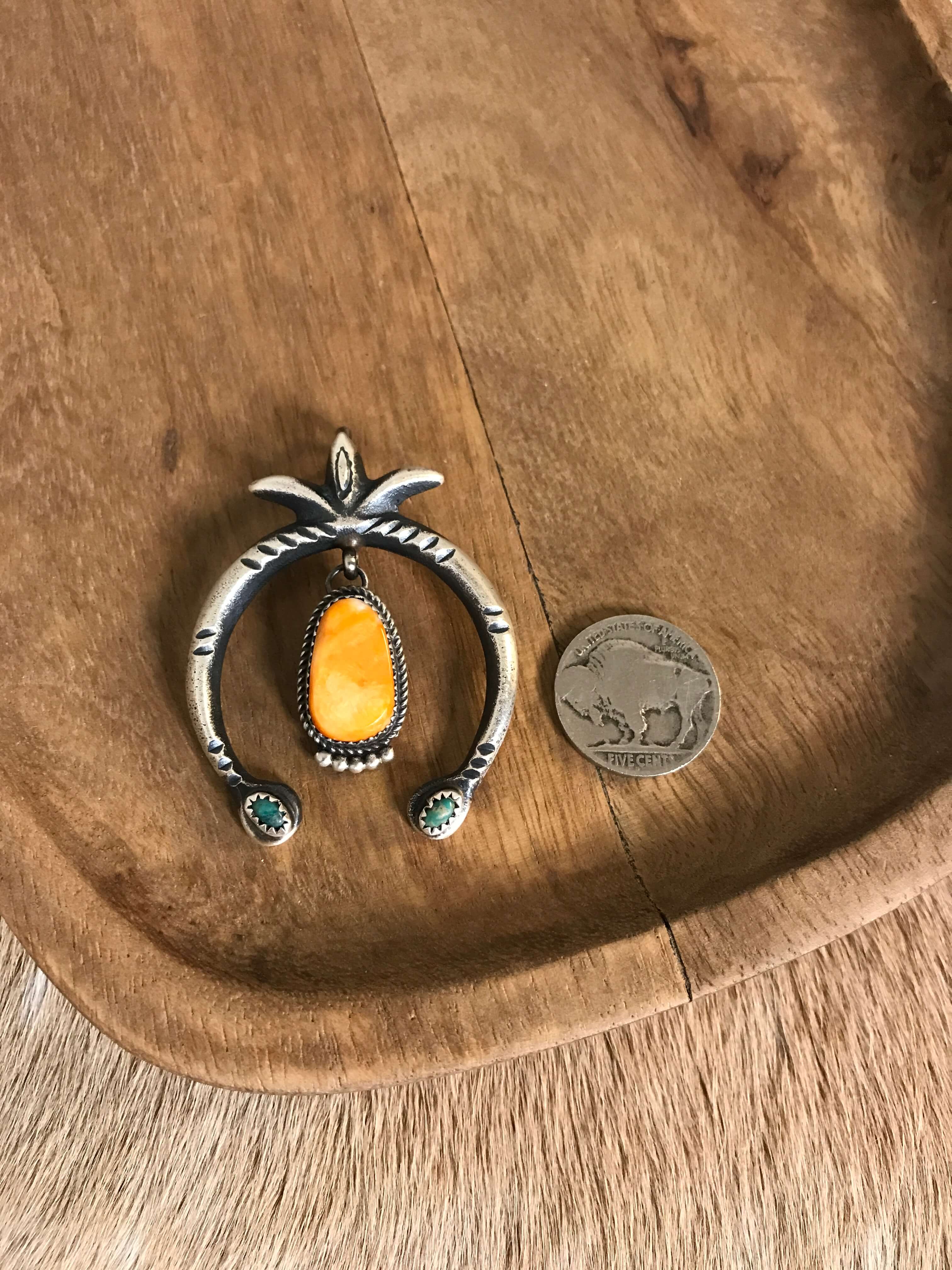 The Artecko Naja Pendant, 8-Pendants-Calli Co., Turquoise and Silver Jewelry, Native American Handmade, Zuni Tribe, Navajo Tribe, Brock Texas