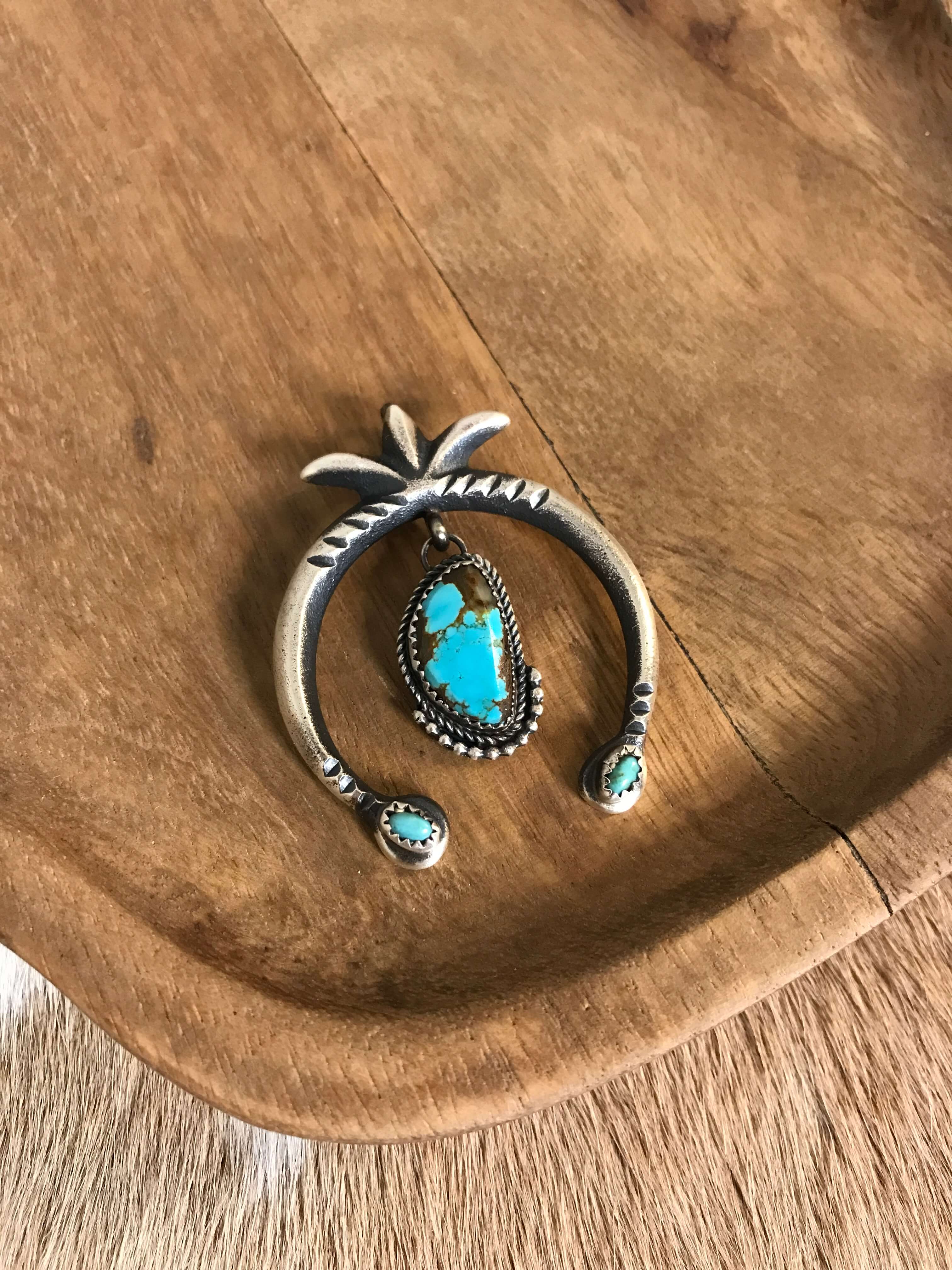 The Artecko Naja Pendant, 9-Pendants-Calli Co., Turquoise and Silver Jewelry, Native American Handmade, Zuni Tribe, Navajo Tribe, Brock Texas