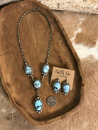 The Copeland Lariat Necklace Set, 12-Necklaces-Calli Co., Turquoise and Silver Jewelry, Native American Handmade, Zuni Tribe, Navajo Tribe, Brock Texas