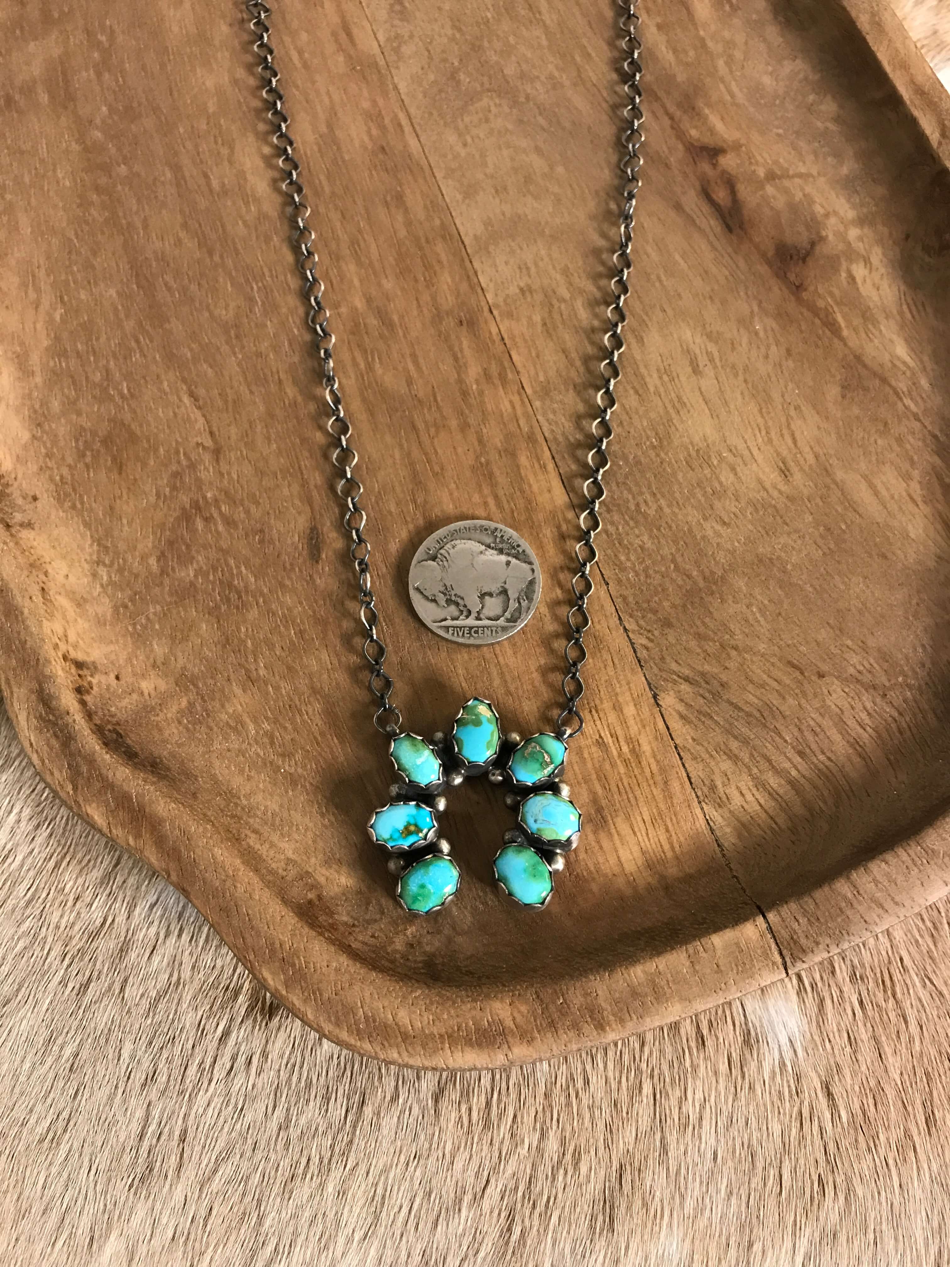 The Naja Necklace, 25-Necklaces-Calli Co., Turquoise and Silver Jewelry, Native American Handmade, Zuni Tribe, Navajo Tribe, Brock Texas