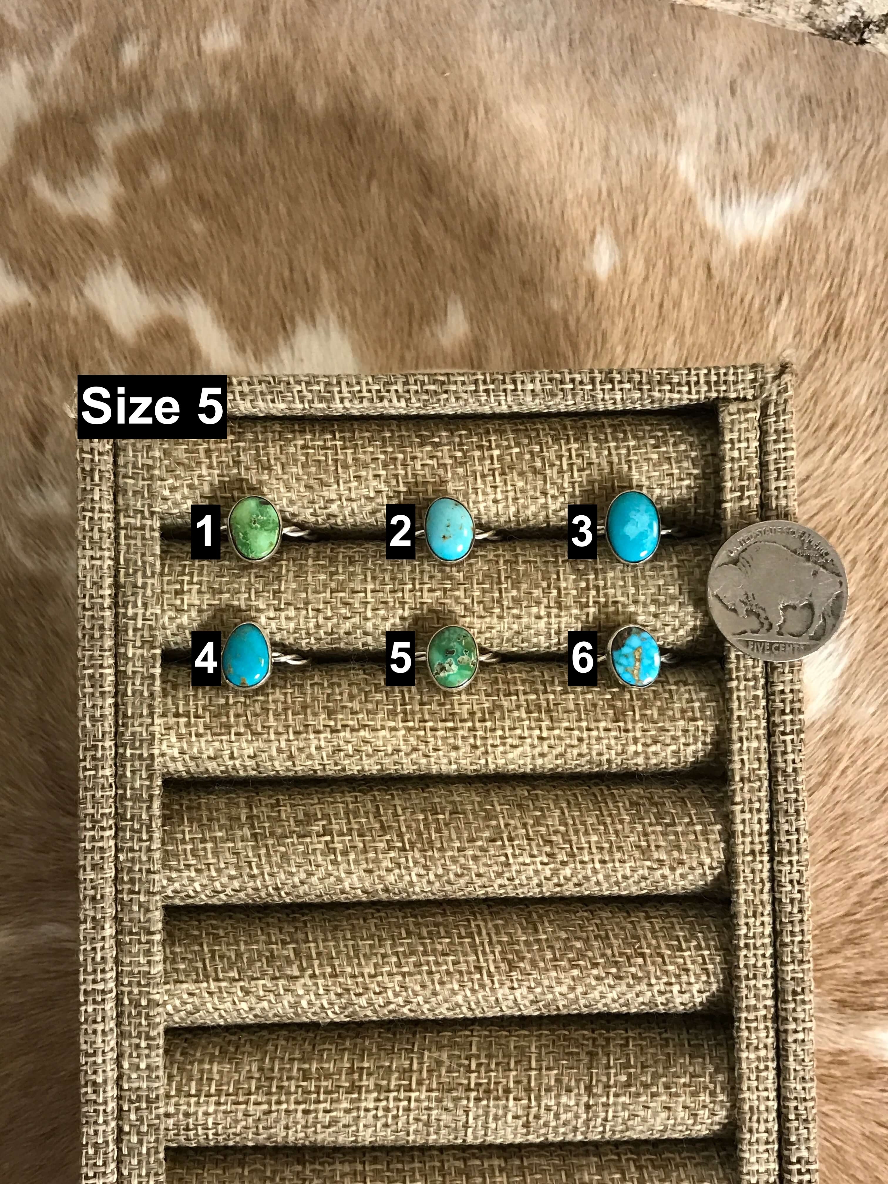 The Willowcreek Turquoise Rings-Rings-Calli Co., Turquoise and Silver Jewelry, Native American Handmade, Zuni Tribe, Navajo Tribe, Brock Texas